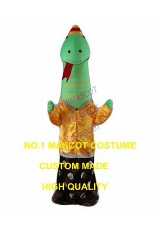 green snake mascot costume custom adult size cartoon character cosplay carnival costume 3324