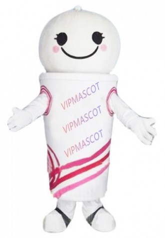 icecream mascot costume ice cream white custom cartoon character cosplay adult size carnival costume 3326