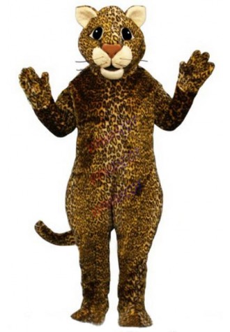 Leaping Leopard mascot costume adult size high quality cartoon cougar theme anime cosplay costumes carnival fancy dress 2727