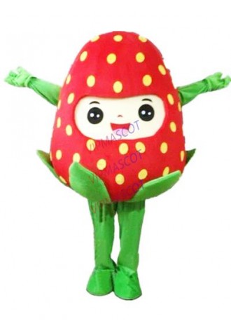 red strawberry mascot costume custom cartoon character cosplay carnival costume 3021