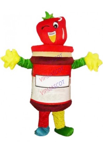 chili sauce mascot costume hot pepper custom adult size cartoon character cosplay carnival costume 3206