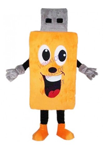 Flash Memory USB mascot costume custom cartoon character cosplay adult size carnival costume 3295