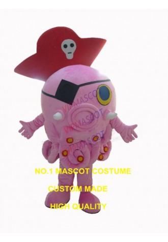 Octopus pirate mascot costume squild cartoon character cosply custom anime carnival costume fancy dress 3457