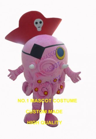 Octopus pirate mascot costume squild cartoon character cosply custom anime carnival costume fancy dress 3457