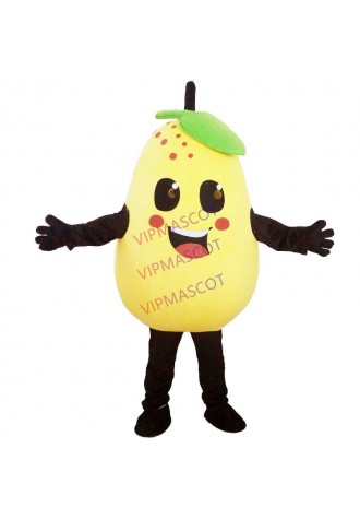 Fruits and vegetables pear mascot costume role playing Pears cartoon clothing adult size high quality clothing free shipping