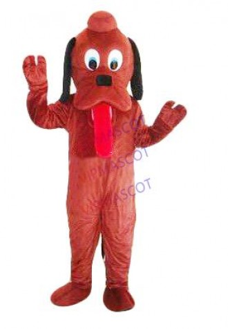 High quality EVA Material Helmet brown Long tongue dog Mascot Costumes Unisex cartoon Apparel Custom made Adult Size 118