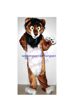 High quality Simulated lion Mascot Costumes stage performance Movie props cartoon Apparel Custom made Adult Size 129