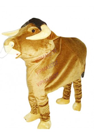 Two people wearing EVA Material Cattle Mascot Costumes Movie props party Cosplay cartoon Apparel 490