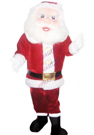 Hot Sale EVA Material Helmet Santa Claus Mascot Costume Cartoon Apparel Christmas Halloween Birthday Cosplay 658