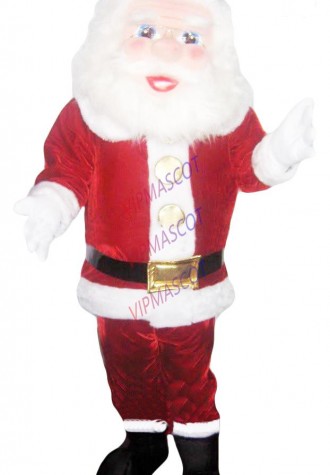 Hot Sale EVA Material Helmet Santa Claus Mascot Costume Cartoon Apparel Christmas Halloween Birthday Cosplay 658