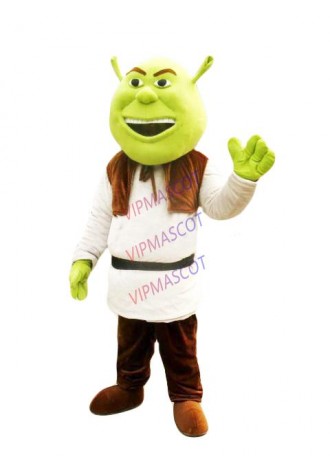 Make High quality EVA Material Shrek Mascot Costume Cartoon Apparel Halloween Birthday party Cosplay Unisex 688
