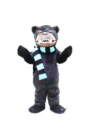 High quality EVA Material Helmet black Terrible bear Mascot Costumes Cartoon Apparel Birthday party Masquerade 914