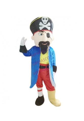 Hot Sale EVA Material Helmet Pirate Mascot Costume Cartoon Apparel Halloween Birthday party Cosplay 733