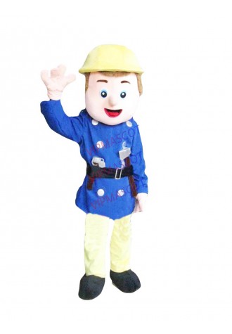 Make EVA Material Helmet Railway repairman Mascot Costume Cartoon Apparel Masquerade Birthday party Cosplay 782