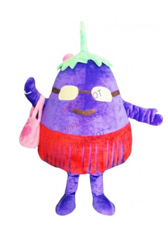 Make EVA Material most beautiful Eggplant mother Mascot Costumes Crayon Cartoon Apparel Birthday party Masquerade 933