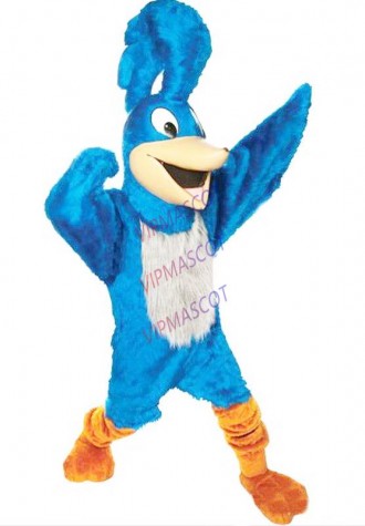 New Make EVA Material Helmet blue Geococcyx Mascot Costumes Crayon Cartoon Apparel Birthday party Masquerade 964