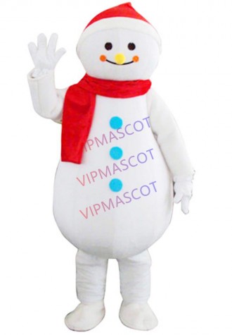 Christmas Snowman Mascot Costume Fancy party Christmas Dress