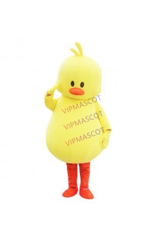 Hot Yellow Duck Mascot Costume Cute Cartoon Cosplay Custom  Duck Cosplay Outfits Adult Size mascotte Christmas Party Suits