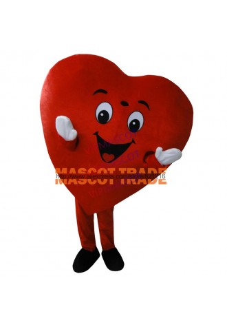 Red Heart of Adult Mascot Costume Adult Size Fancy Heart Mascot Costume Free Shipping