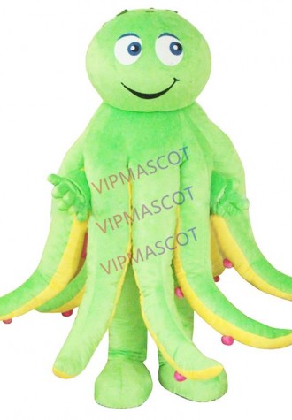 Octopus Mascot Costume Head With Cooling Octopus Costume