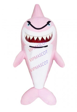 Shark Mascot Costume Cartoon Character Leafleteer Dress Funny Mascots Cosplay Theme Mascotte Carnival Costume  Can Be Added Logo