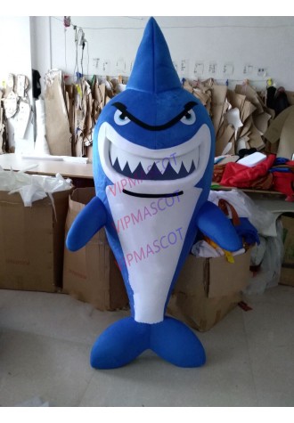 Shark Mascot Costume Cartoon Character Leafleteer Dress Funny Mascots Cosplay Theme Mascotte Carnival Costume  Can Be Added Logo