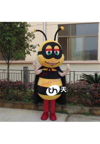 Yellow Black Bumble Bee Mascot Costume Mascotte Bee Honeybee Mascot Costume Suits Halloween Cosplay Party Dress Outfits