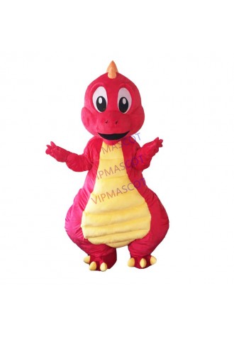 Lovly Dragon Dinosaur Mascot Costume Carnival Festival Party Dress Outfit for Adult