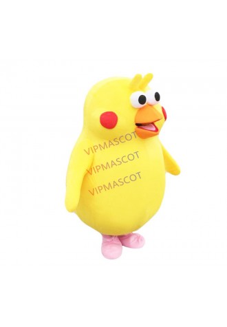 Parrot Mascot Lovely Character Mascot Costume Supercute  Fat Parrot Suit parrot bird cartoon costume