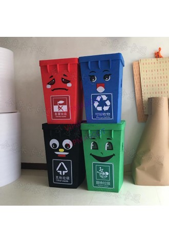 Popular Recycle Trash Can Mascot Costume Adult Size Waste Bin Garbage Can mascotte Costumes easter halloween outfit Fancy Dress
