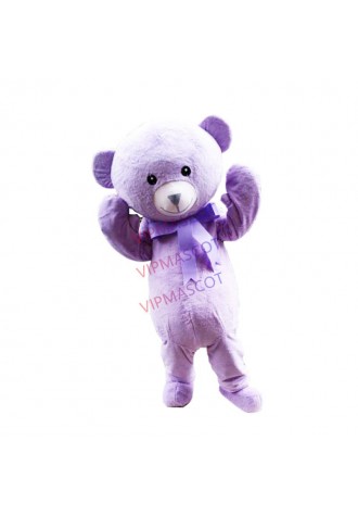 Teddy Bear Custom Mascot Costume Adult Cartoon Animal Cosplay Costume With Fan Inside Head For Commercial Advertising promotion