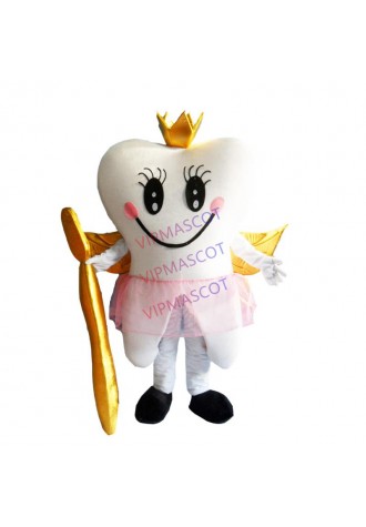 Tooth Angel Custom Mascot Costume Adult Cartoon Cosplay Costume With Fan For Commercial Advertising promotion