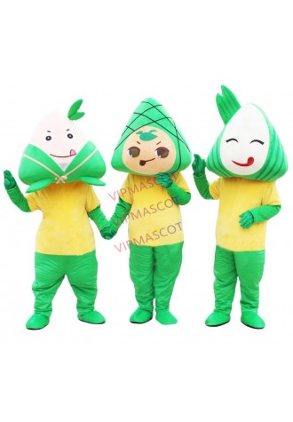 Zongzi Mascot Costume Cosplay Party Game Dress Outfit Clothing Advertising Carnival Halloween Easter Festival Adults Size Outfit