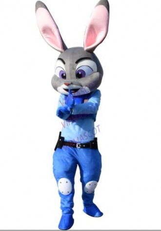 EVA Helmet Crazy City Animal Mascot Judy Hopp Rabbits Mascot Costume And Nick Fox Mascot Costume