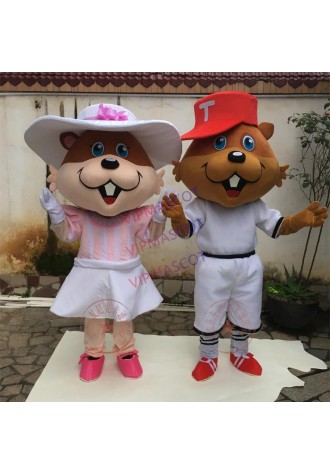 Squirrel Mascot Costume Lovely Adult Cartoon Fancy Dress Cartoon Appearl Halloween Birthday Cosplay Apparel