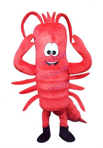Red Lobster Mascot Costume Langouste Crayfish Cartoon Advertising Performance Outfit Fancy Dress Adult Size Mascot