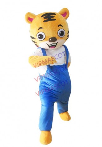 Tigers Mascot Adult Costume Animal Theme Cartoon Tiger Mascot Costume High Quality Fancy Carnival Party Dress Outfit