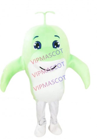 New Hot Sale Green Dolphin Fancy Dress Party Dress Adult Character Halloween Cosplay Mascot Costume