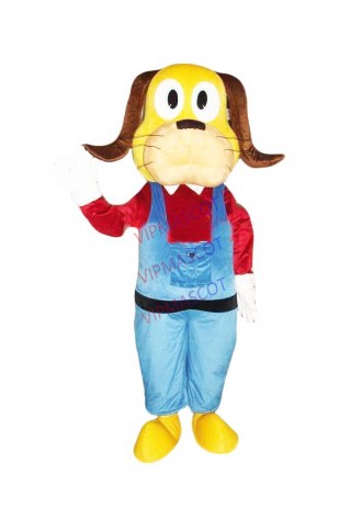 The cutest EVA Material Helmet Big ear dog Mascot Costume Cartoon Apparel Masquerade Birthday party Cosplay 789