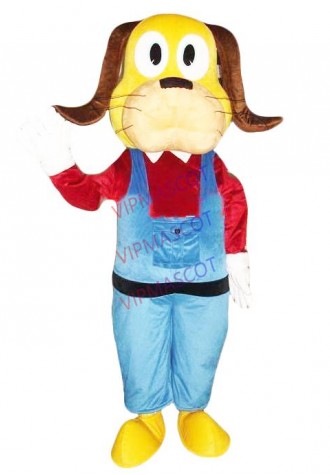 The cutest EVA Material Helmet Big ear dog Mascot Costume Cartoon Apparel Masquerade Birthday party Cosplay 789