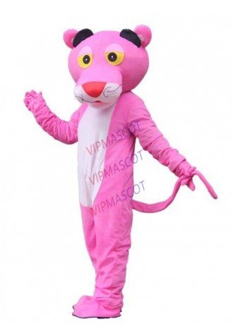 Pink Panther Mascot Coutume Fancy Dress birthday Halloween party Cartoon Courtship performance props