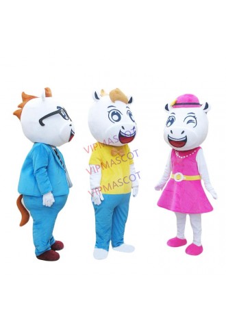 Horse Mascot Costume High Quality Outfit Adult Anime mascot costume Gift for Halloween party