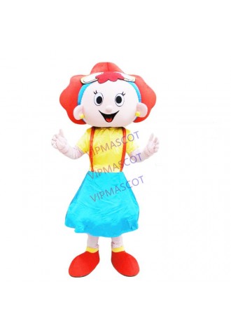 New Adult Party Mascot Costume Christmas Fancy Dress Halloween Girl Mascot Costume Girls Kids Advertising Promotional Clothing