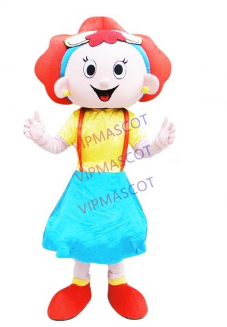 New Adult Party Mascot Costume Christmas Fancy Dress Halloween Girl Mascot Costume Girls Kids Advertising Promotional Clothing