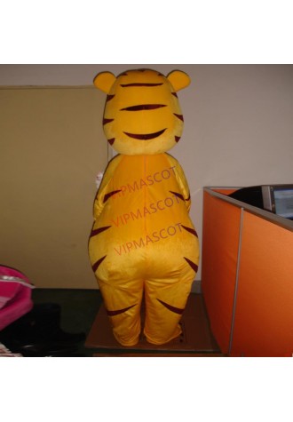 Tigger mascot Anime Animal Tigger  Cosplay Pajamas Adult Unisex Onesie Fleece Party Dresses Jumpsuit