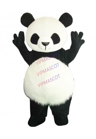 Wholesale New Version Chinese Giant Panda Mascot Costume Christmas  cosplay Costume Free Shipping