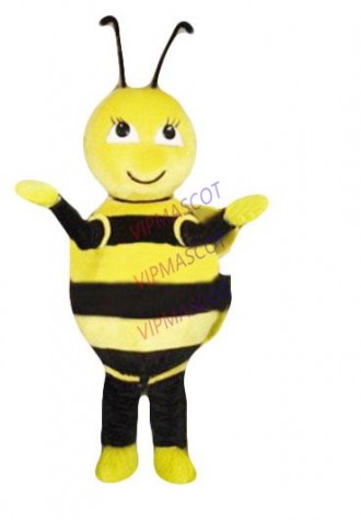 mascot Yellow Bee Honeybee Bumblebee Mascot Costume Adult Size Fancy Dress Cartoon Character Party Outfit Suit