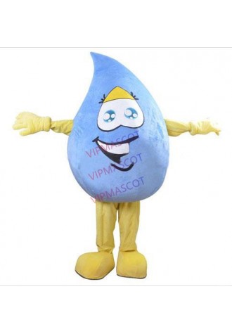 mascot Blue Rain Drop Mascot Coscutme Kindergarten Blue Rain Drop Water Drop Mascotte Outfit Suit FREE SHIPPING