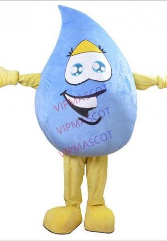 mascot Blue Rain Drop Mascot Coscutme Kindergarten Blue Rain Drop Water Drop Mascotte Outfit Suit FREE SHIPPING
