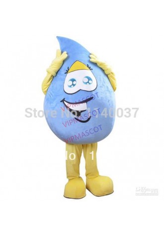 mascot Blue Rain Drop Mascot Coscutme Kindergarten Blue Rain Drop Water Drop Mascotte Outfit Suit FREE SHIPPING